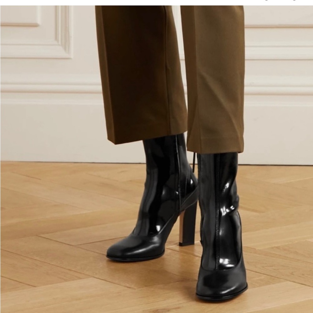 Wandler Lesly leather heels boots